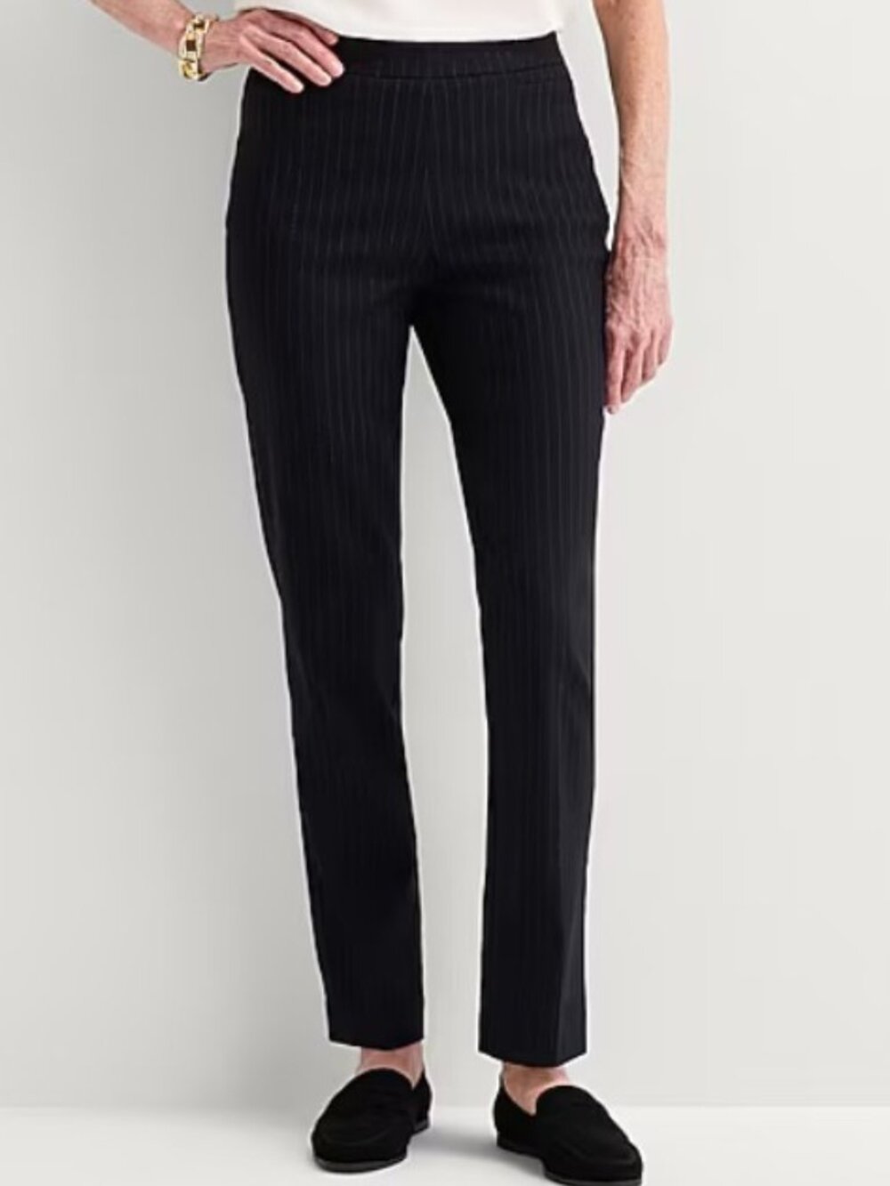 EUC 🖤 Liz Claiborne Lisa Pull‑On Pants – Black – Size 16